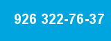 926 322-76-37